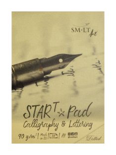 Kalligráfia tömb, pontozott - SMLT Start Pad, Calligraphia - Lettering, 90gr 30 lapos A4