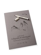 Kalligráfiatömb - SMLT Authenticpad Calligraphy & Lettering, 100g, 50 lapos A4, ragasztott