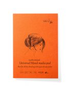 Vázlat- és festőtömb - SMLT Drawing Authenticpad- Mixed Media, 200gr, 40 lapos A4, ragasztott