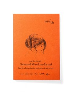   Vázlat- és festőtömb - SMLT Drawing Authenticpad- Mixed Media, 200gr, 40 lapos A4, ragasztott