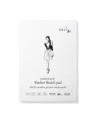 Markertömb - SMLT Marker Sketch Pad Authenticpad, 100gr 50 lapos A4, ragasztott