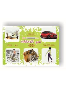   Markertömb - SMLT Marker Pad 100gr, 25 lapos, A/4 - Megszűnt