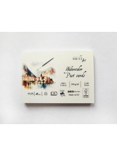   Akvarell levelezőlapok csomagban - SMLT Watercolor Postcards - 300gr, 150x105 mm, 20 db / csomag