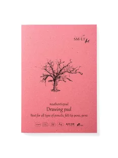   Rajztömb - SMLT Drawing Pad Authenticpad - Fehér, 120 gr, 60 lapos A4, ragasztott