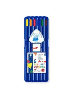 Színesceruza készlet, háromszögletű, vastag - STAEDTLER Ergo Soft Jumbo - 6 színű készlet, 3 éves ko