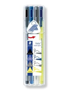 Írószerkészlet, 4 különböző írószer - STAEDTLER Triplus Multiset - 4 db-os készlet, 6 éves kortól
