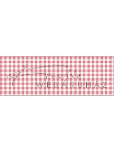   Happy Papír kétoldalas - Kockás, rózsaszínű karton, 29,5x20cm, 1 lap