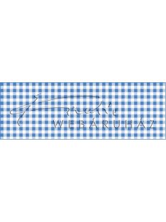   Happy Papír kétoldalas - Kockás, sötétkék karton, 29,5x20cm, 1 lap