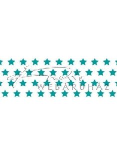   Happy Papír kétoldalas - Türkizkék csillagos karton, apró csillag mintával 29,5x20cm, 1 lap - Kifutó termék