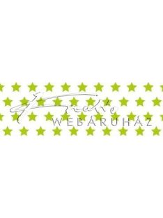   Happy Papír kétoldalas - Világos/élénkzöld csillagos karton, apró csillag mintával 29,5x20cm, 1 lap