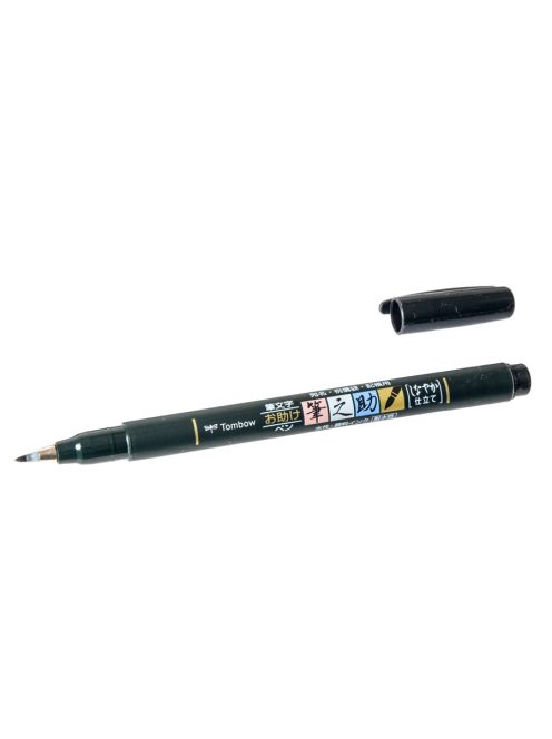 Tombow Fudenosuke ecsetfilc - puha (WS-BS, fekete)