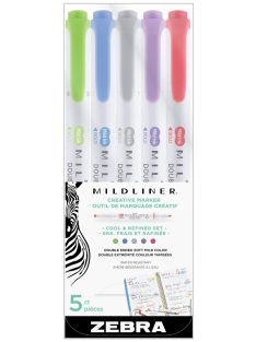   Zebra Mildliner Szövegkiemelő Szett - Cool & Refined - 5 db-os készlet