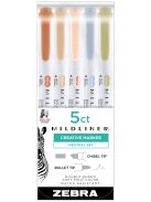 Zebra Mildliner Szövegkiemelő Szett - Neutral - 5 db-os készlet