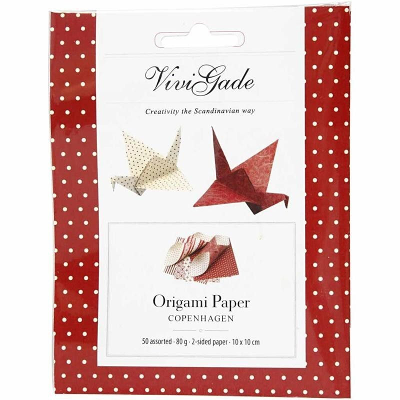 Origami papír - Koppenhága, 10x10 cm