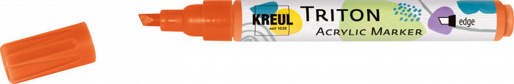 KREUL Triton Akril Filctoll Vágott heggyel (1-4 mm) - Narancs